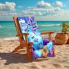 1pc Pistas da Blue Blue’s Clues3 Beach Towel, Comfortable and Thick, and Swimming/Bath/Picnic/Camping Towel, Suitable for Seaside Beaches