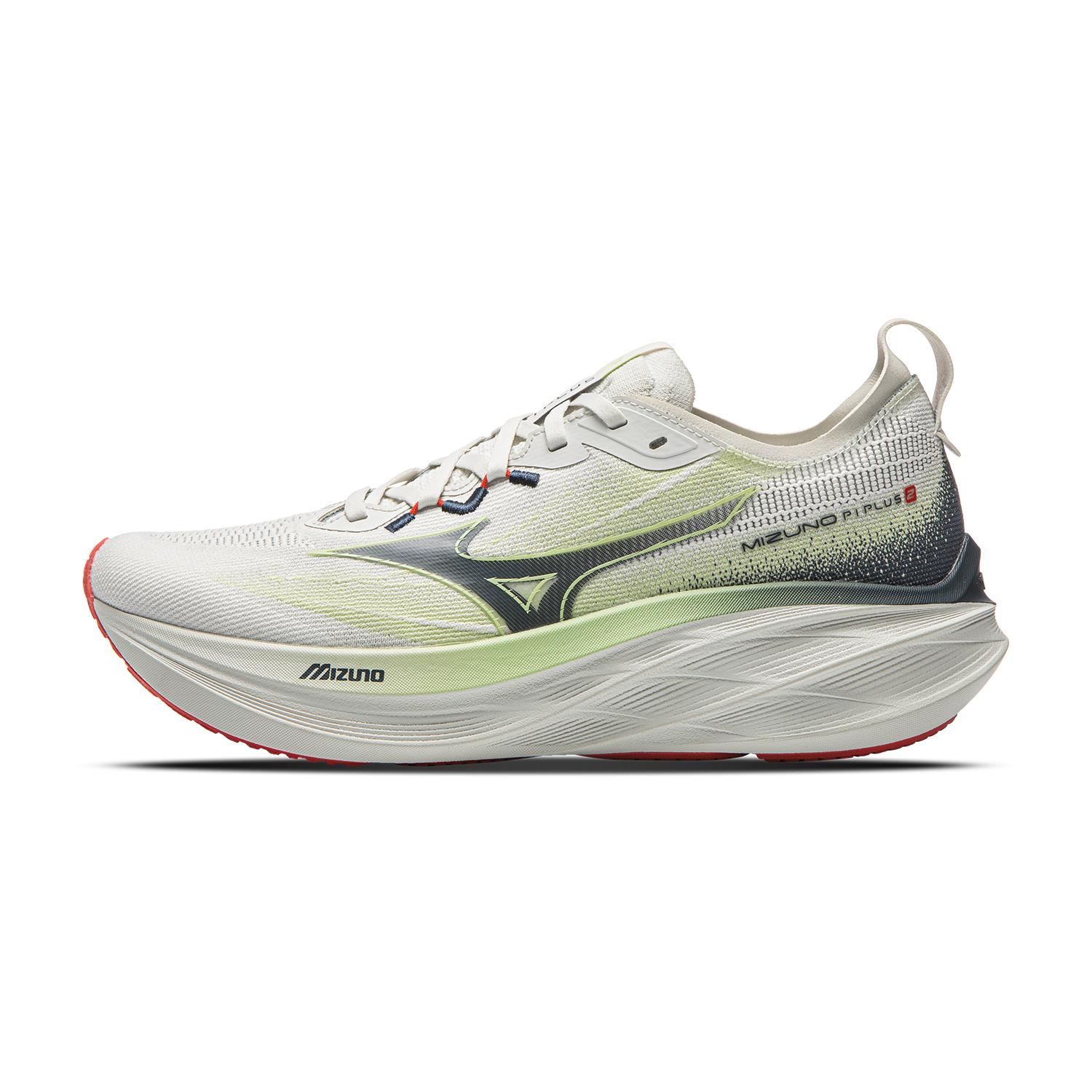 

Mizuno Pi Plus 2 Low Top Running Shoes Unisex sneaker Lime White D1GH260301 40