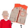 Tool Clothing Kids Explorer Vest Summer Clothing Pretend Play Costumes  Home Play