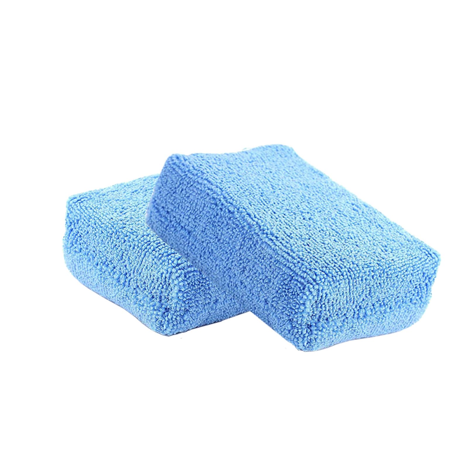 

FamGift Ultra-Fine Fiber Car Washing Sponge Matching Size and Easy-to-Hold No синий
