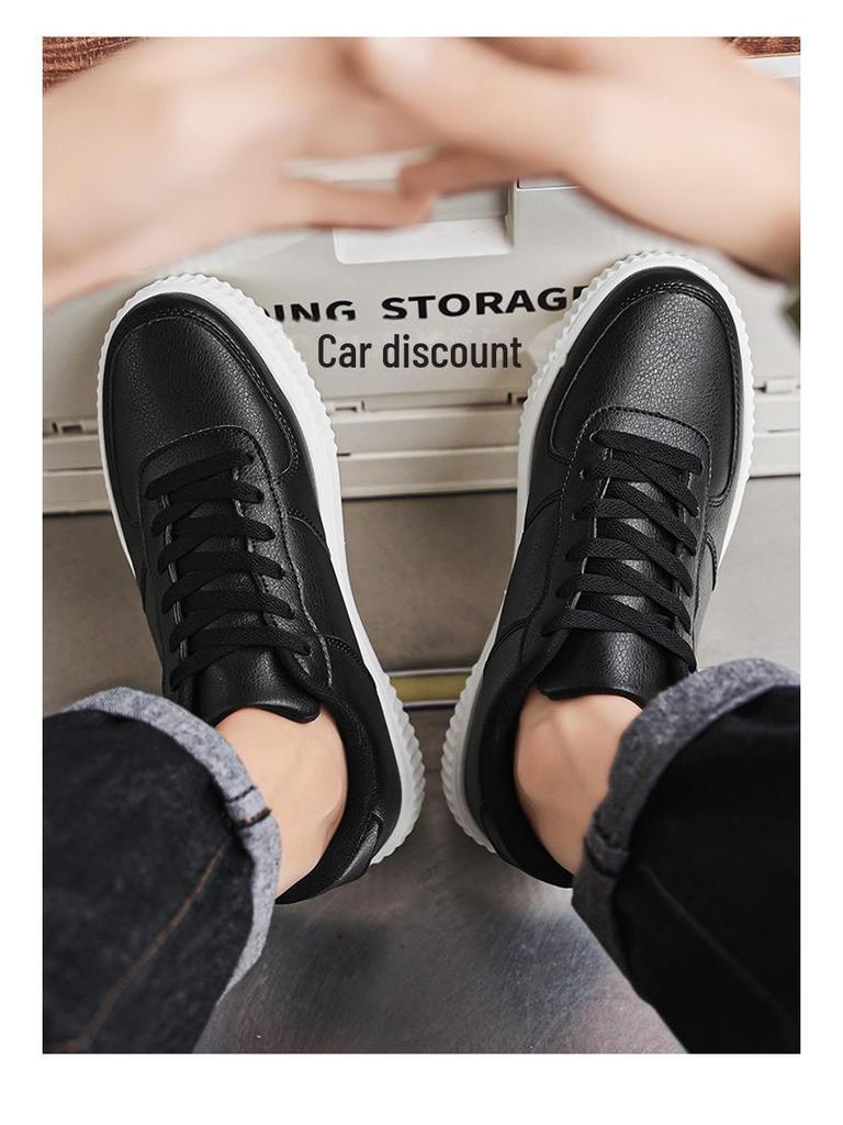 Men's Summer 2024 Breathable Casual White Sports Shoes, Trendy Flats, Sizes Up To 50