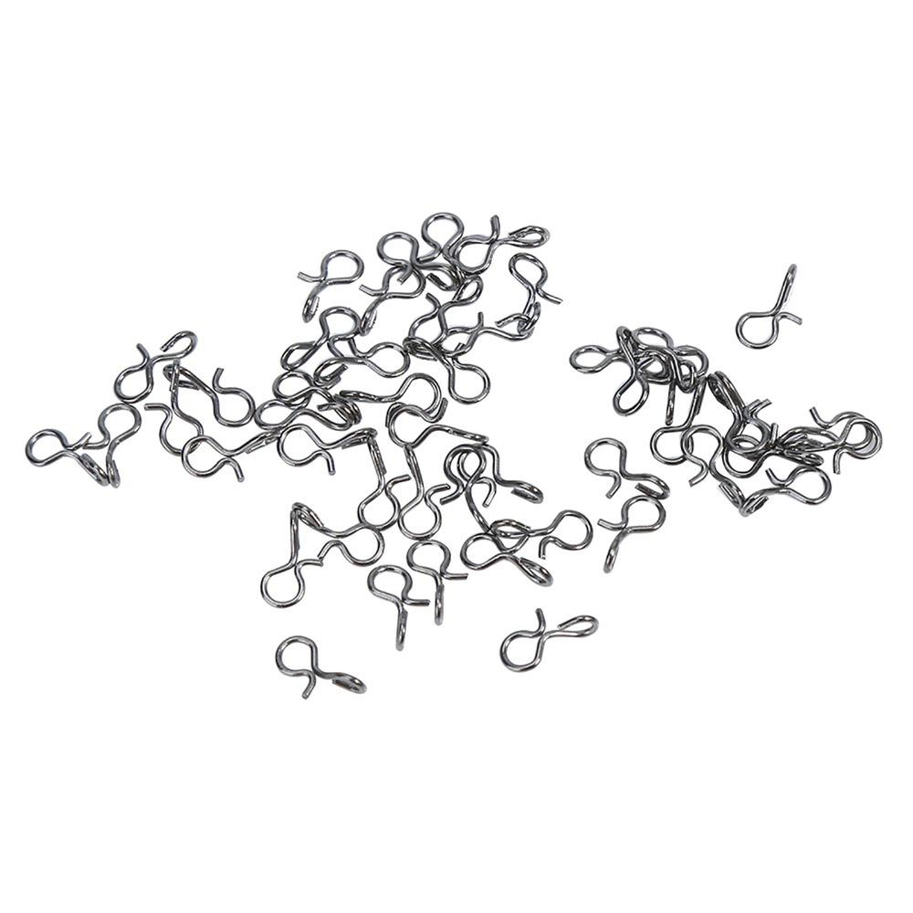 300PCS Multi-Purpose Fly Fishing Snap Stainless Steel Lure Snap Durable Fishing Snap Trout Fishing
