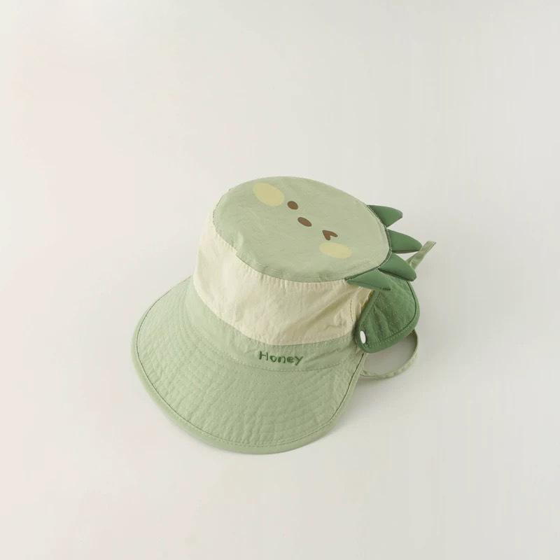 Kids Spring Autumn Thin Bucket Hat Boys Girls Summer Sun Protection Cap Baby Outdoor UV Shield Fisherman Hat