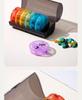 Portable Weekly Pill Box with Morning/Evening Sections - Seven Colors