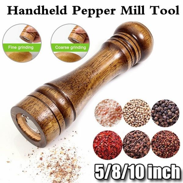 Профессиональный дуб деревянный перец Grinder Кухня Руководство Spice Соль Перец Мельница Рестораны Главная Кухня Кулинария инструмент купить недорого — выгодные цены, бесплатная доставка, реальные отзывы с фото — Joom