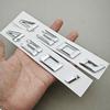 3D ABS Auto Buchstaben Logo 430i 430d Plakette Aufkleber Emblem Abziehbilder Für BMW 4er Serie 430i 430d G22 G26 G23 Heckkennzeichnung Zubehör
