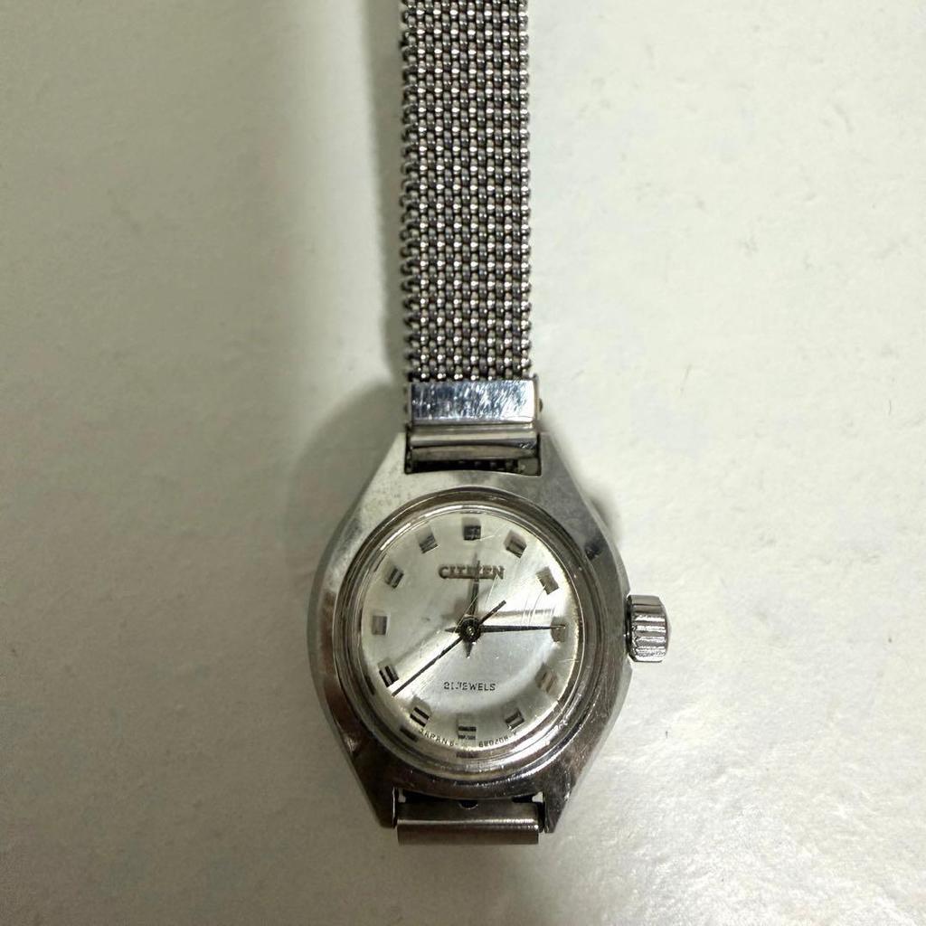 Used CITIZEN Parawater Manual Wind Ladies Antique
