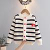 Kinderpullover Strickjacke Herbst-Outfit Neuer koreanischer Stil Westlicher Stil Kinderjacke Frühling und Herbst Strickpullover