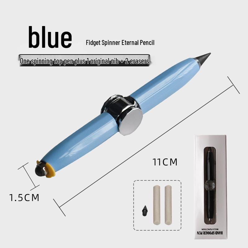 

Світловідбивна креативна металева кулькова ручка зі спінером для зняття стресу