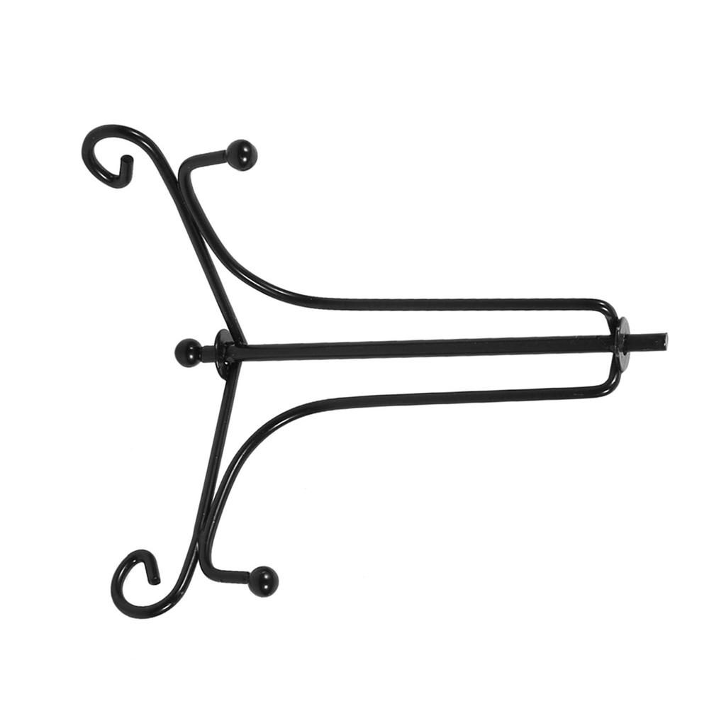 1 Pcs 4    12  Iron Easel Classic Display Stand Bowl Plate Photo Frame Book Artwor Black