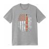 Leukemia Ribbon Fight American Flag Awareness T Shirt vintage Washed Comfortable designer clothes fashion Breathable Versatile
