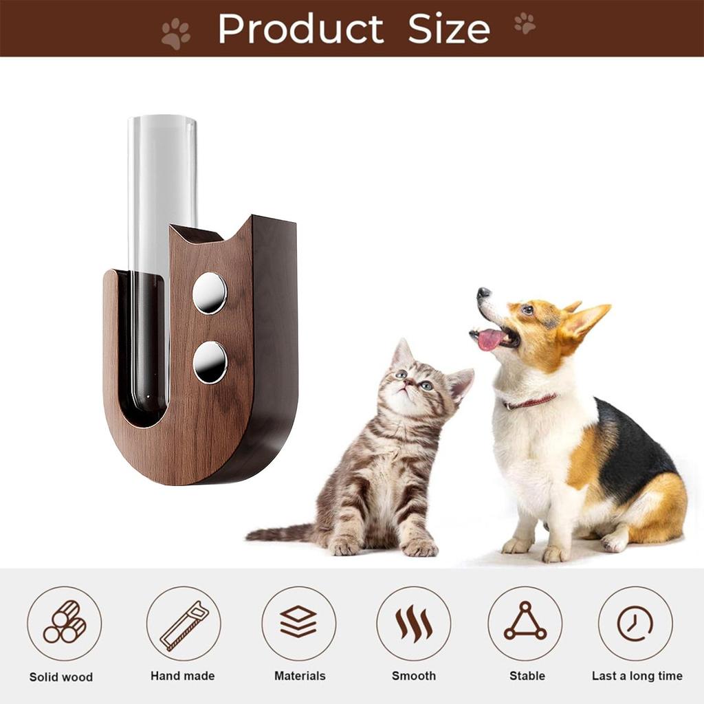 Cat Whisker Holder Refrigerator Magnet Sticker Pet Hair Keepsake Box Cat Sympathy Refrigerator Magnet Beard Collection Bottle