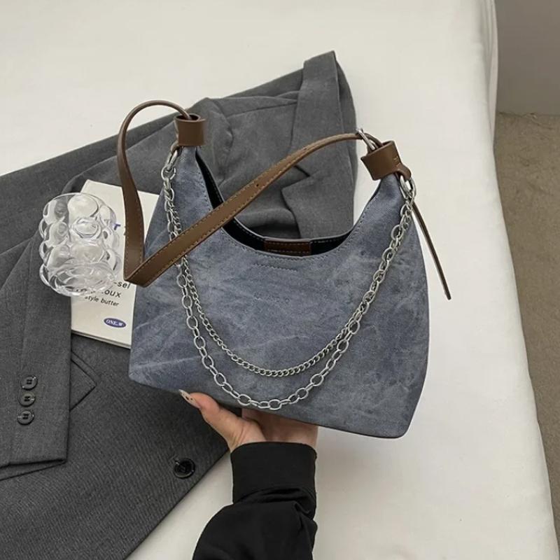 Retro Trendy Unterarm-Crossbody-Taschen mit großer Kapazität für Damen, modische vielseitige Knödel-Brötchen-Premium-Pendler-Schultertaschen