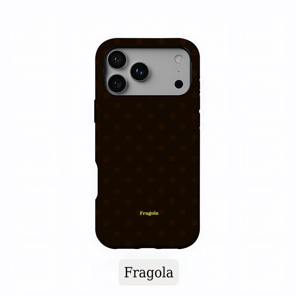 Luxury Polka Dots Phone Case for Samsung Galaxy S20 S23 S24 S25 FE Plus Ultra 4G 5G Double-layer Back Cover