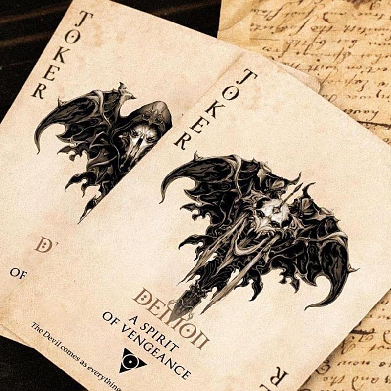 Poker Game Deck Creative Exquisite Devil's Eye Funny Poker Cards Board Game Unique Clear Pattern Poker Deck Playing Cards