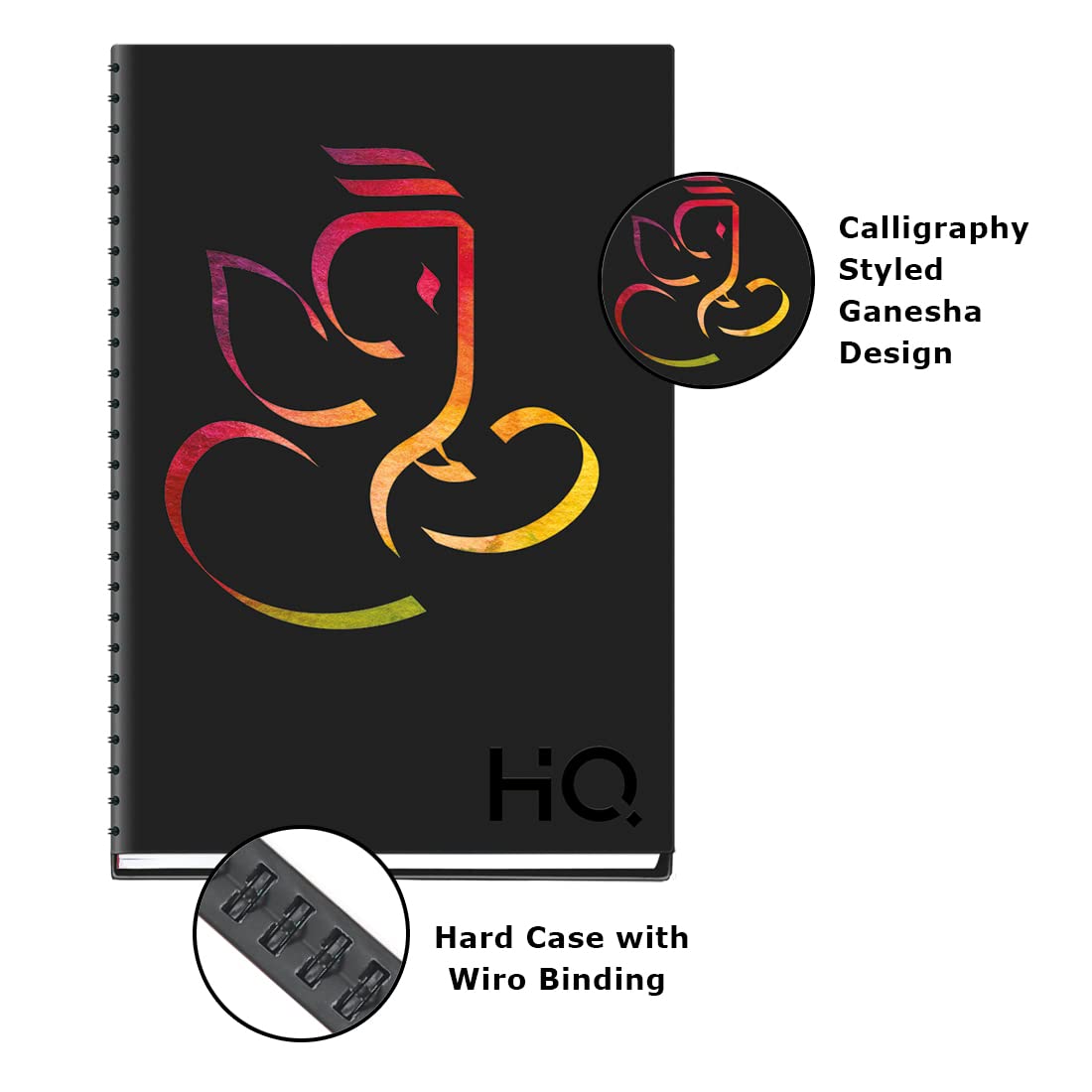 Navneet Youva Hq My Notes (A6 Size) | 192 Pages | Pack Of 2, Black, (27022-2) чёрный
