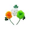 St. Patrick's Day Headband Irish Holiday Party Green Clover Flower Headband