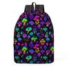 Colorful Mushrooms Print Airplane Bags for Boy and Girls Best Gifts Large Capacity 2D Flat Cartoon School Backpack for Children