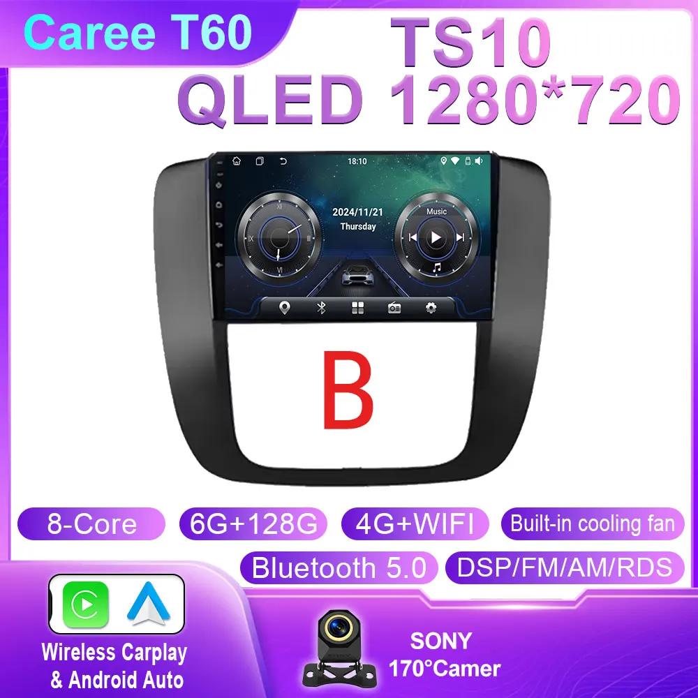 Android Car For GMC Yukon Chevrolet Tahoe Suburban 2008-2012 GPS Navigation Multimedia Player Stereo Head Unit QLED Screen 5G BT