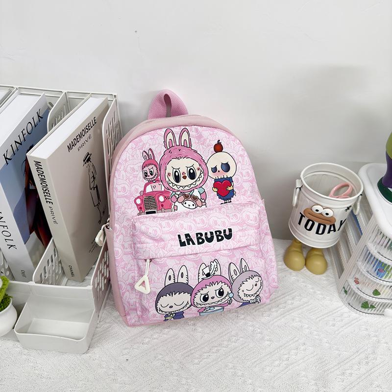School Bag New Large-capacity Bag Labubu Cloth Cute Primary School Backpack Backpack School Bag