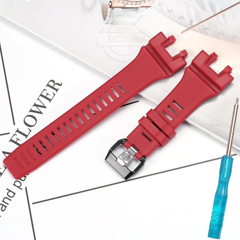 Resin Strap Suitable For Casio GBA-900 Series Men's Sports Waterproof Watchband Rubber Bracelet Watch Accessories