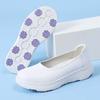 Zapatos de enfermera para mujer otoño e invierno negro suela blanda transpirables no cansan los pies antideslizantes sin olor suela gruesa trabajo zapatos médicos en stock