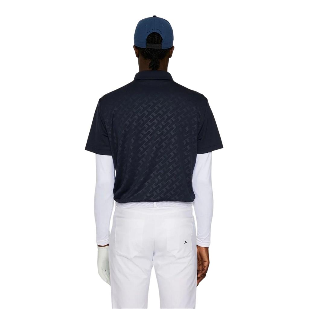 J.Lindeberg Mens Collared Short-Sleeved Polo Shirt