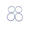 For Mercedes-Benz GLC 2016-21 Aluminum Blue Inner Door Horn Frame Cover Trim 4X