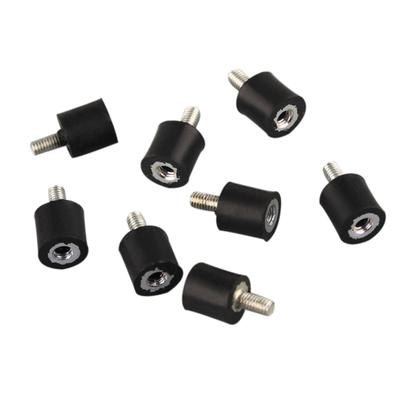 8pcs M3 Male Female Anti Vibration Rubber Isolator Mounts Set 8mm*8mm New
