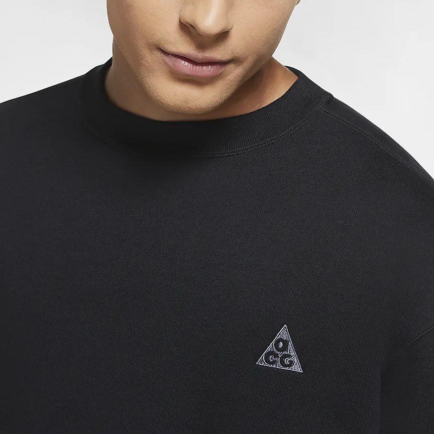 Nike ACG Drop Shoulder Sleeve T-Shirt Men's Black CV0683-010