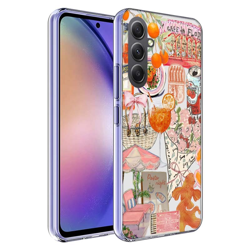 Meereslandschaft Wein Zitrone Handyhülle für Samsung A17 A37 A57 A07 A16 A26 A36 A56 A06 A02S A12 A22 A32 A52S A04S A14 A24 A34 A54
