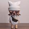 Zsiga Gazi Doll Clothes: Casual Ribbed Hoodie, Hat, BJD Doll Shoes, Dress-Up Set