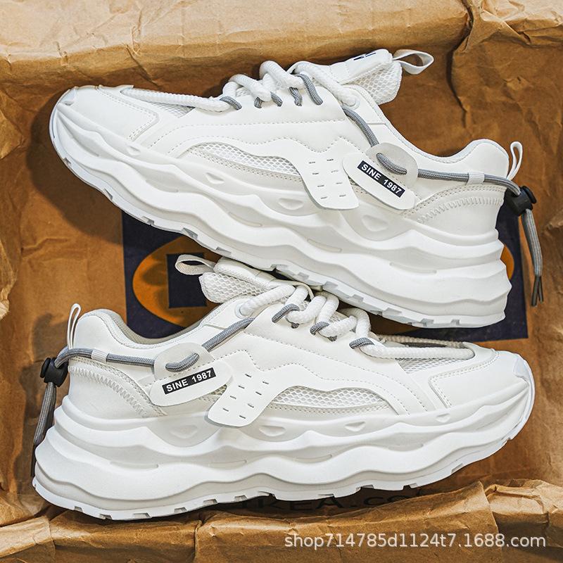 Spring and Autumn New Classic Men's Shoes Youth Street Dance Versatile Casual Shoes Thick soled Anti slip Running Shoes sneakers