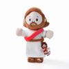 25cm Cartoon Jesus Kissen Stofftier Nachttisch Sofa Kissen Weihnachtsgeschenk Weiche Plüschpuppe mit Bibel Kissen für Kinder