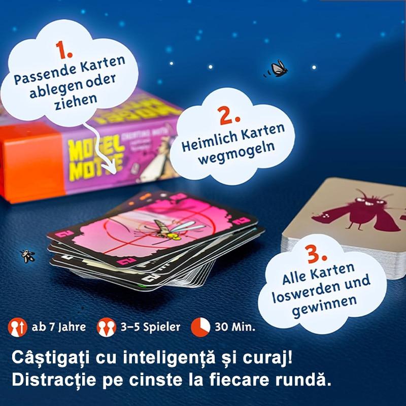 Rqiurpn Three Magicians Card Game for 3-5 Players Ages 7+, Family Strategy Board Game 15-25 Minutes