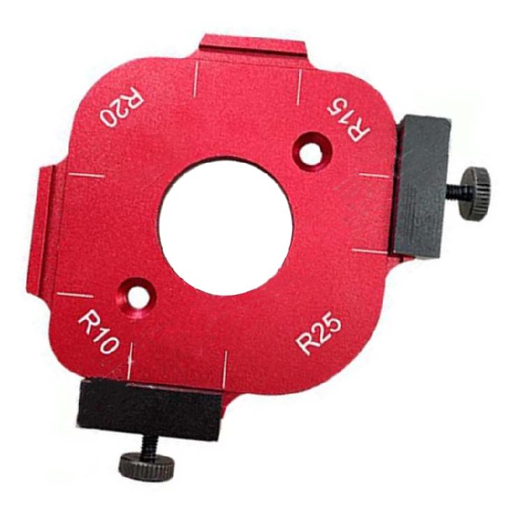 2 Pieces Routers Corner Jig Radius Templates 10-50R for Accurate Woodworking Projects Furniture Making Template