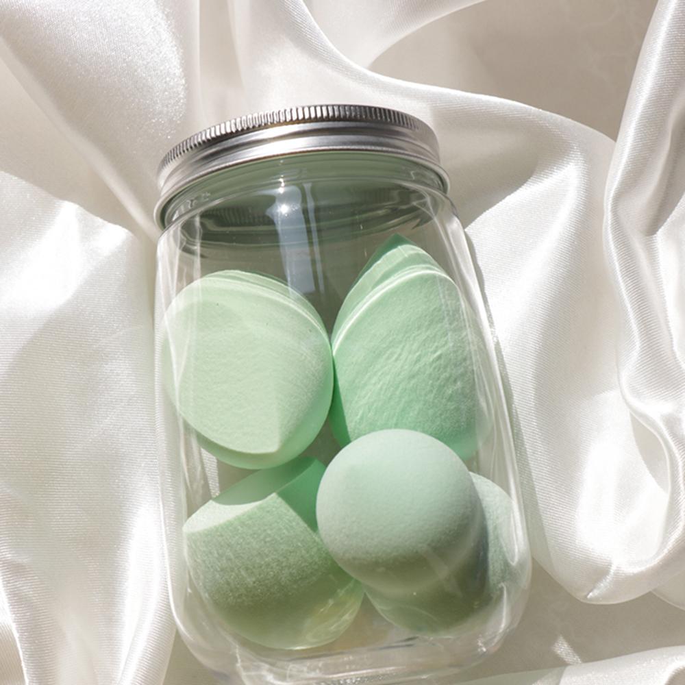 Make-up-Schwamm in verschiedenen Größen, für den trockenen und nassen Gebrauch, Kosmetik-Quastenschwamm, Foundation, Puder, Rouge, Beauty-Tools mit Aufbewahrungsbox