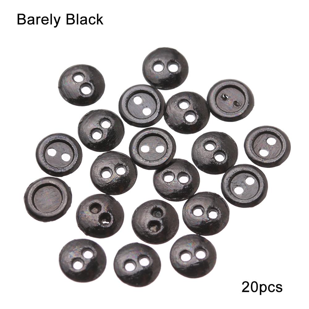 20Pz Bottoni Metallici per Bambole per Cucire Vestiti per Bambole Accessori Bottoni Rotondi Mini 3/4/5/6mm Per Fibbie Vestiti per Bambole Fai da Te 1/12 1/6