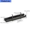 Adjustable Length Under Desk Wire Management Rack Easy Installation Desktop Cable Shelf for Electronics and Power Strips
