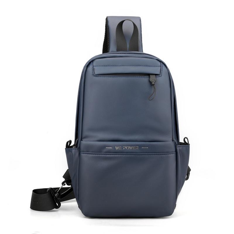 Men Waterproof Nylon Large Capacity Chest Bag Outdoor Travel Crossbody Bag High Quality Casual Shoulder Sling Daypack