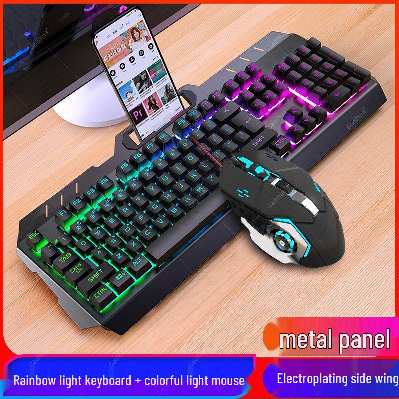 Esports Gaming Wired Keyboard, Mouse, and Headset Set
