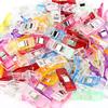 Sewing Clips Colorful Clips Multipurpose Plastic Craft Crocheting Knitting Safety Clothing Clips Color Binding Clips Paper