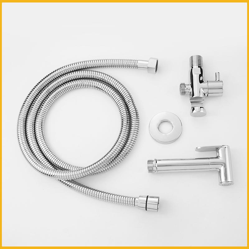 Toilet Mate Bathroom Bidet Shower Head Wall Mounted Black Copper Angle Valve Handheld Spray Gun Faucet Bathroom Accessories