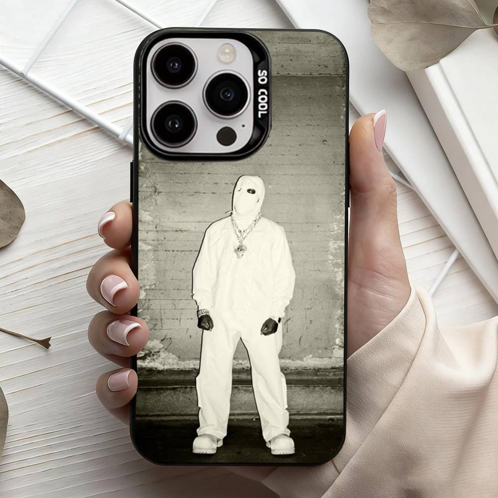 D-Don T-Toliver-R Rapper Singer Phone Case For iPhone17,16,15,14,13,12,11 Plus,Pro Max Black Candy Silver Phone Case