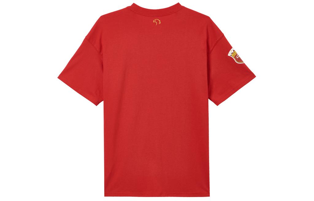 Nike T Shirts Men's Sports Red Crew Neck Moderate II5878-620