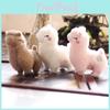 Delightful Alpaca Plush Keychain Ultra-soft Mini Lamb Stuffed Toy For Bags