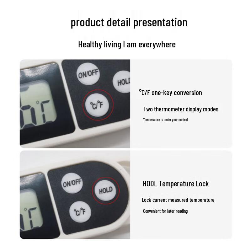 Dual Probe Digital Food Thermometer 2-Pack