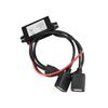 Portable 12V To 5V DC-DC Converter 3A Output 15W Power Step Down Converter Power Supply Module LED Screen