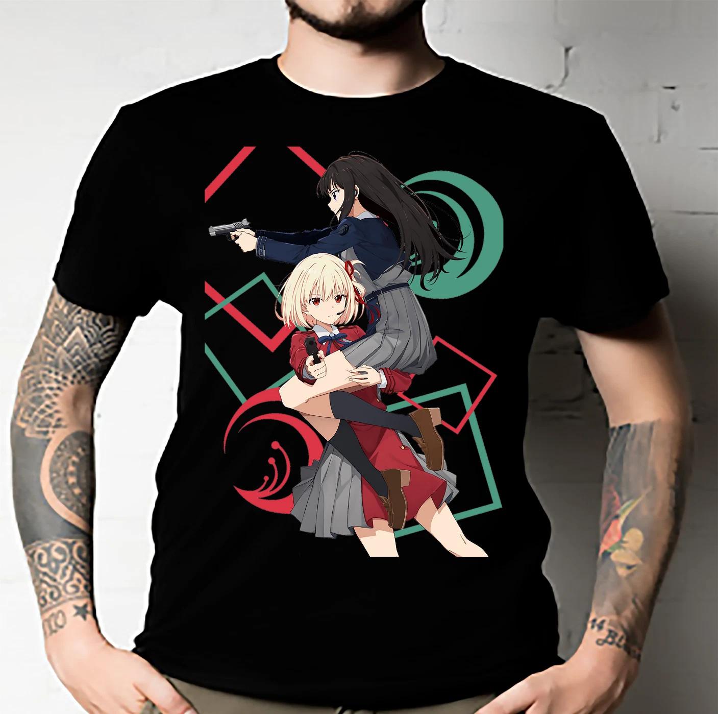 Men s and Women s T-shirts Lycoris Recoil Anime Classic XXXL