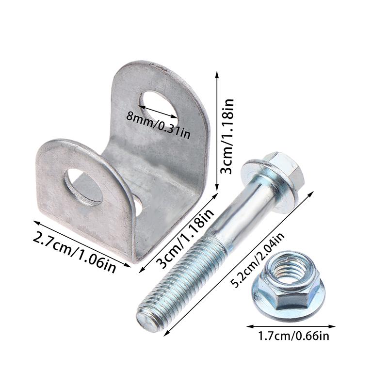 Rear Shock Absorber Groove Ears Holder Diy Net Light Bracket For Atv Utv Go Kart Dirt Bike 110 125 150 200 250 300 350Cc